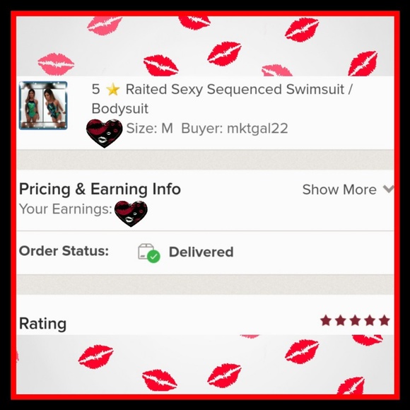 New! Trending Sexy Sequenced Swimsuit/Bodysuit - Picture 4 of 4